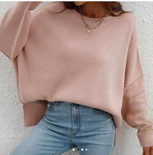 Light Pink Oversized Sweater